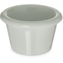 Carlisle S27502 Smooth Ramekin, 1.5 oz., 1.53" Height, 2.49" Width, 2.49" Length, Melamine, White (Pack of 48)