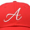 DALIX Initial Hat Letter A Red Womens Baseball Cap Monogram