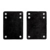 Skateboard Hardware Soft Riser Pads 3 mm Black Longboard Shock