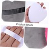 Minkissy 3sets Fluffy Plush Makeup Powder Puff Heart Shape Facial