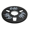 1/4 10in Take Up Reel 3 Holes Open Reel Aluminum