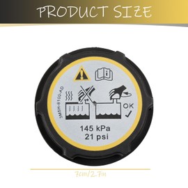 Tabanzhe Radiator Expansion Water Tank Cap Cover Lid - Reliable Durable Cooling System Part Accessory Coolant Tank Replacement Lid for Efficient Temperature Control