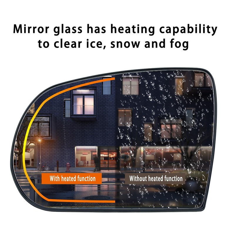 Driver Side Mirror Replacement for Jeep Cherokee 2014-2019 Jeep Compass