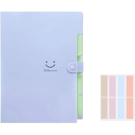WADY Organizador de Archivos de Acordeón, Carpeta de Archivos Expandible, Folder Organizador with Bolsillos (Morado)