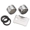 Speakman A-BOLF Commander 0.5-GPM Aerator and 1.5-Laminar Flow Control, Chrome