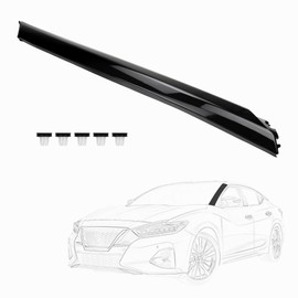 AIKEPT Left Driver Side A-Pillar Windshield Trim Molding Compatible with Nissan Maxima 2016-2020, Exterior Front Outer Pillar Applique Replacement Replaces 76837-9DD0A Includes 5 Mounting Clips