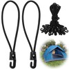 20 Pcs Small Bungee Cords with Hooks 15cm, Short Bungees