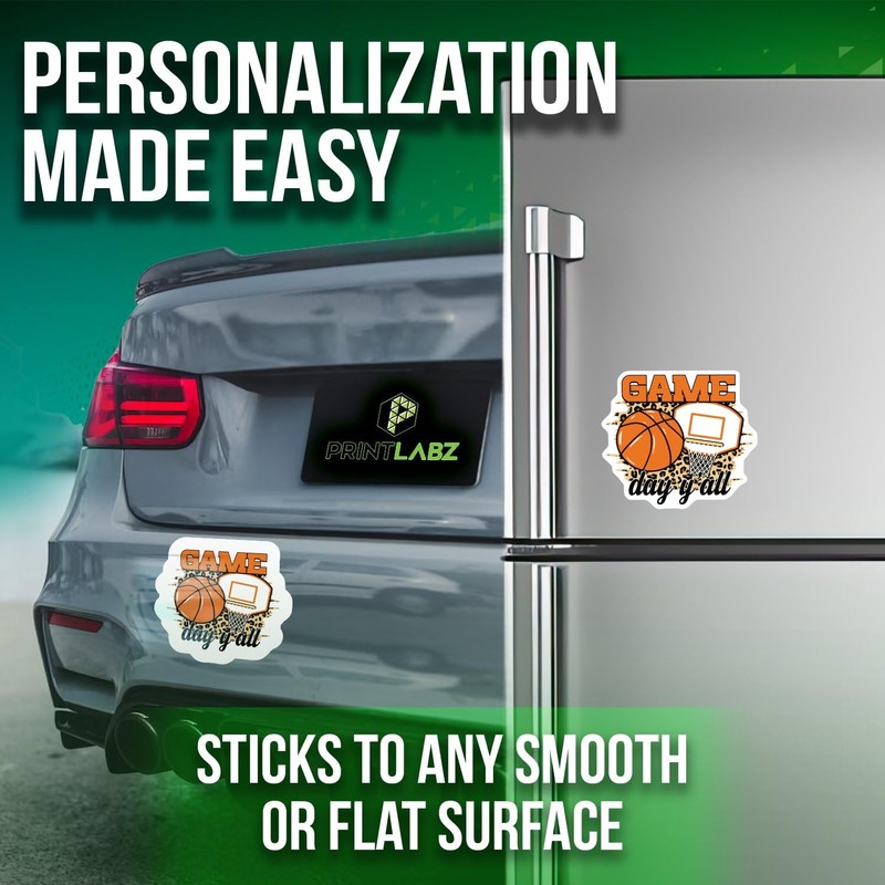 Basketball Game Day Magnets - Sports Team Spirit - Game