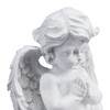 Relaxdays Praying Grave Angel, Artificial Stone, Weather, Frost & UV