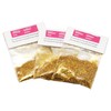 3 x Gold Glitter Snow Globe Glitter Globe Craft Set