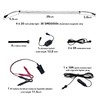 12V LED Exterior Light Bar Kit Dimmable Camping String Lights