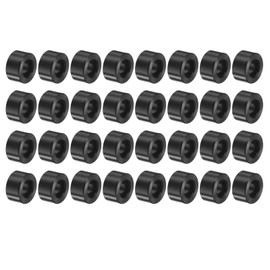 uxcell 32Pcs Aluminum Spacers, 5mm ID x 9mm OD x 5mm Length Screw Standoff Bushing Plain Finish Unthreaded Metal Round Spacer, Unthreaded Standoff Bushing for M5 Screw Bolts