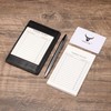 HISCOW Classy Leather Note Jotter with Pen Holder - Italian