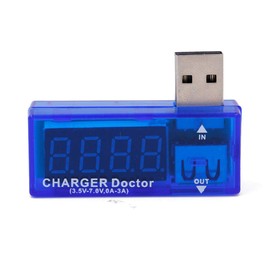 Hailege 2pcs USB Charging Current Voltage Tester Charge Doctor USB Voltmeter Ammeter Tester Meter Voltmeter Ammeter with LED Display