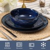 Vicrays 12-Piece Ceramic Dinnerware Set, Dinner Plates, Salad Plates &