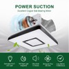 Akicon Exhaust Fan with Light Combo, 90 CFM, 1.5 Sones,15W