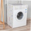 Zerodeko 3pcs Washing Machine Cover Case Peva Fabric Standard Size