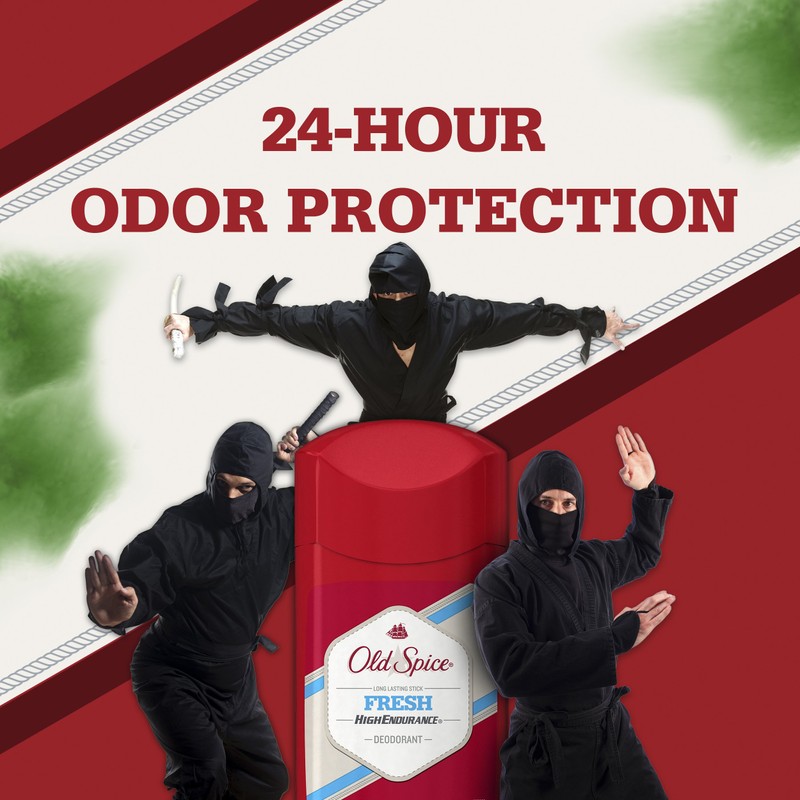 Old Spice High Endurance Long Lasting Stick Men's Deodorant, Fresh