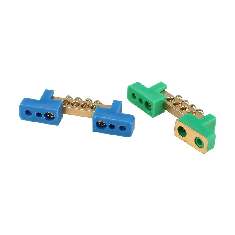 Terminal Block Brass Wire Screw Terminal Grounding Strip