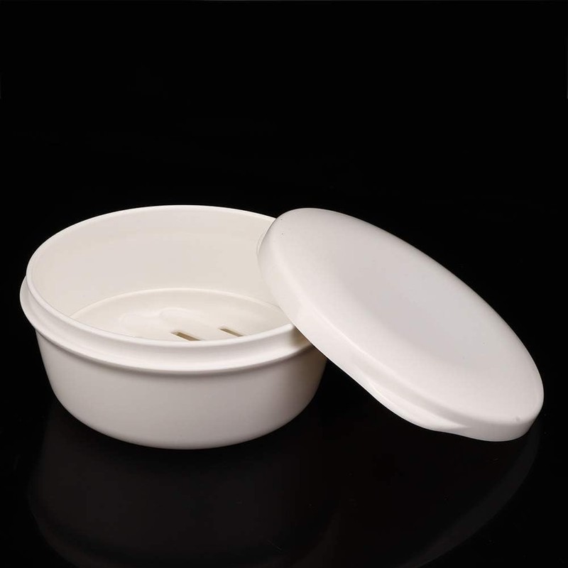 2Pcs Travel Soap Box, Round Soap Case Portable Soap Holder