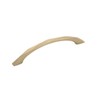 Hickory Hardware 1 Pack Solid Core Kitchen Cabinet Pulls, Luxury Cabinet Handles, Hardware for Doors & Dresser Drawers, 5-1/16 Inch (128mm) Hole Center, Champagne Bronze, Karat Collection