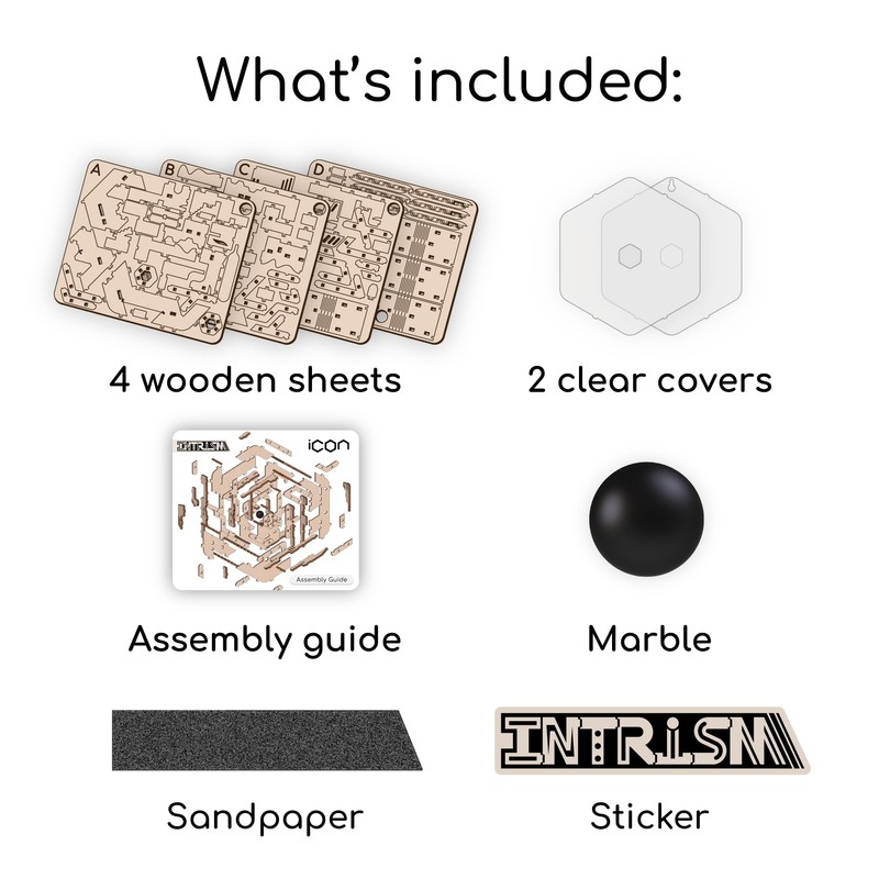 Intrism Icon - Brain Teaser Puzzle for Ages 10+ |