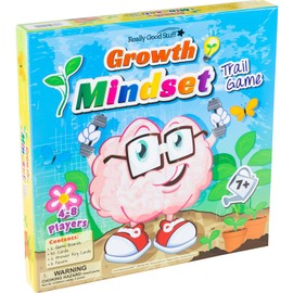Really Good Stuff Growth Mindset Trail Game | Mindful Activities & Excercises to Grow Emotional Strength, Promote Growth Mindset, Focus, & Well Being