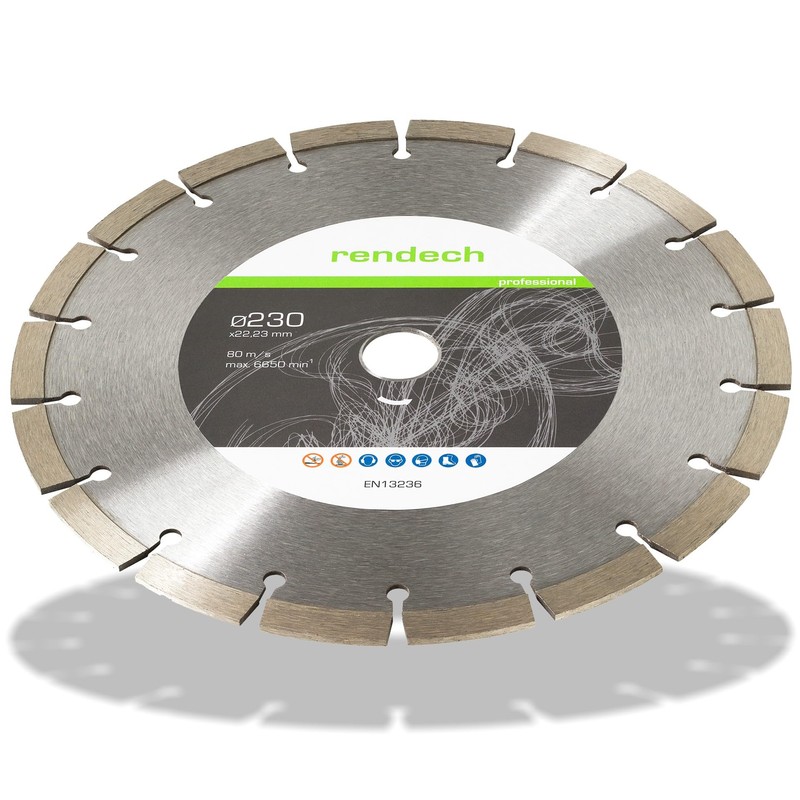 Rendech Pro Diamond Cutting Disc, 125 mm, 230 mm, for