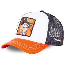 Capslab Muten Roshi Dragon Ball Black Trucker Cap, Trucker-Goku-White-#33854