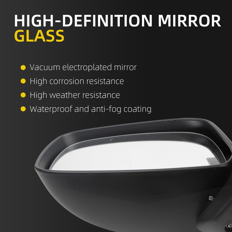 Left Driver Side Mirror Compatible with 2005-2021 Nissan Frontier