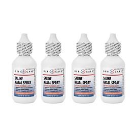 GeriCare Saline Nasal Spray 1.5 FL OZ Moisturizing Sodium Chloride 0.65% (Pack of 4)