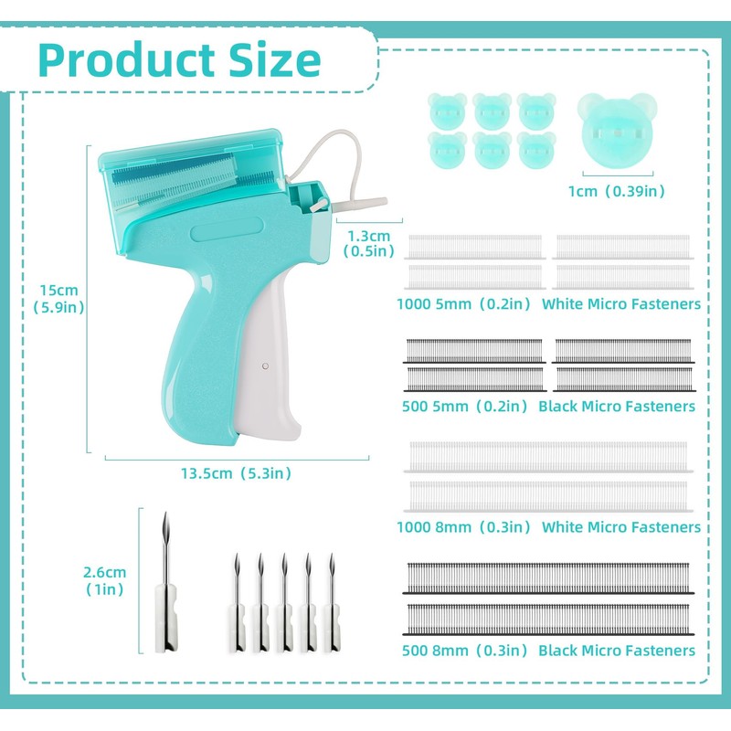 Stitch Gun for Clothes, ilauke Stitchy Quick Clothing Fixer Mini