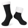 LEMZONE Men's Cozy Warm Slipper Socks Non Slip Winter Cozy