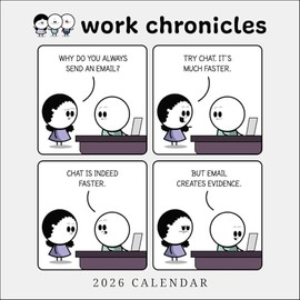 Work Chronicles 2026 Wall Calendar