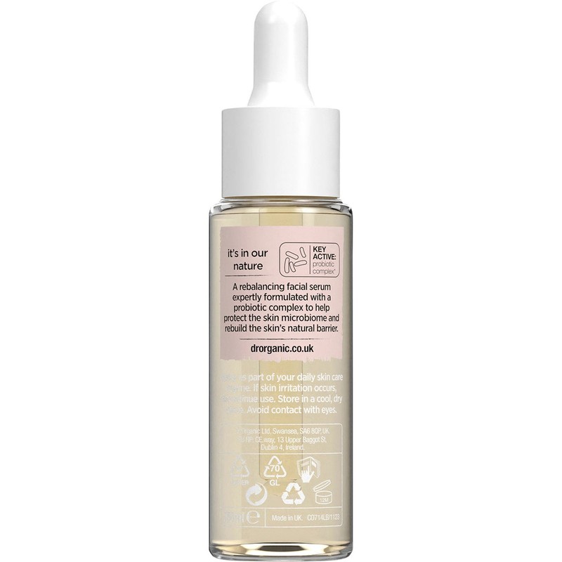 Dr Organic Skin Calm Probiotic Protection Serum 30ml