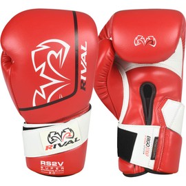RIVAL Boxing RS2V 2.0 Super Sparring Gloves - Uses a Single Strap, Hook and Loop System Instead of Laces, Soft Inner Lining