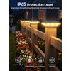KOOPER 4x4 Solar Post Cap Lights Outdoor, 6 Pack Brighter