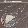 TAOCOCO 100% Waterproof Recliner Loveseat Cover Non Slip Couch Cover
