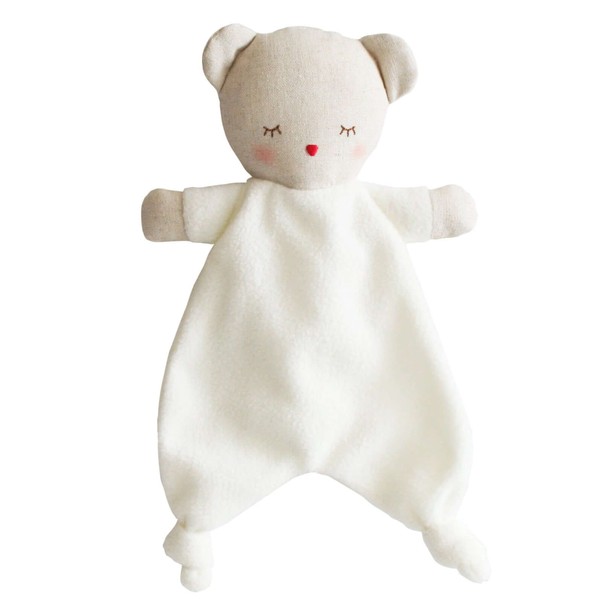 Alimrose Bear | Baby Comforter | Ivory