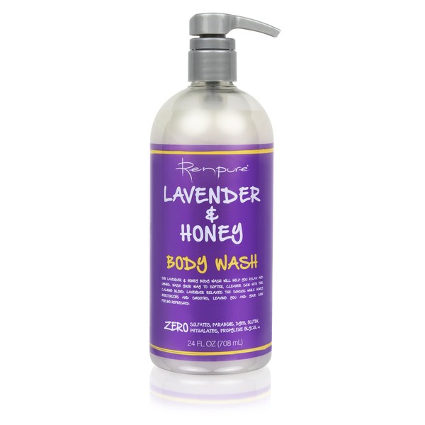 Renpure Lavender & Honey Body Wash, 24 Oz (pack Of 3)