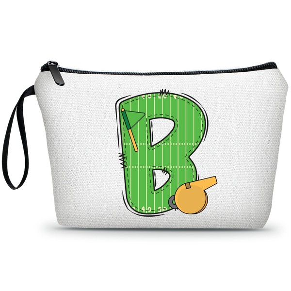 ARIOSEY Football Birthday Appreciation Graduation Gifts Small Initial Makeup Toiletry