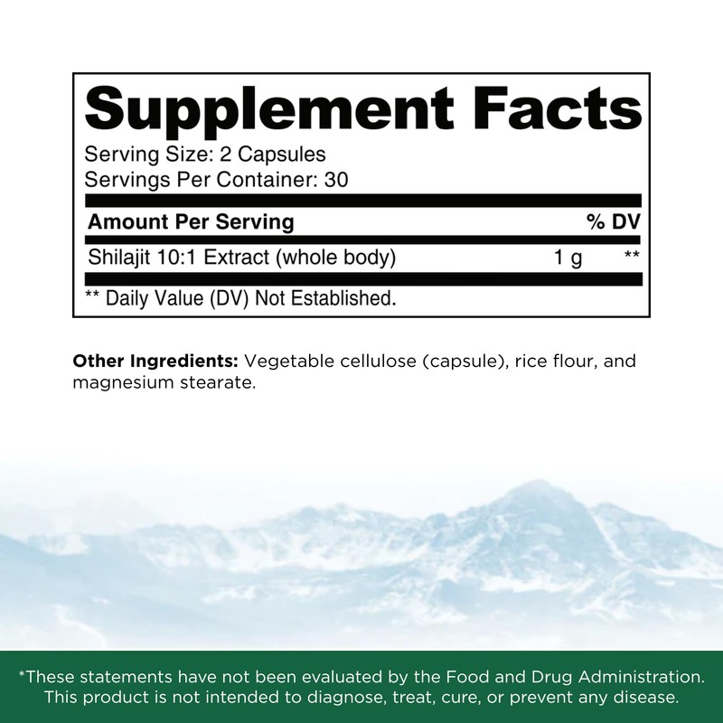 Ascent Nutrition Ultimate Shilajit | Natural Source of Fulvic &