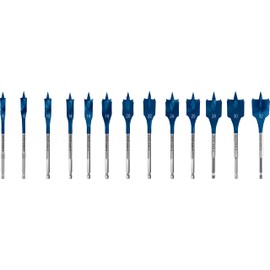 Bosch Professional 13 pc. Expert SelfCut Speed Spade Drill Bit Set (for Softwood, Chipboard, Ø 10-32 mm, Accessories Rotary Impact Drill)