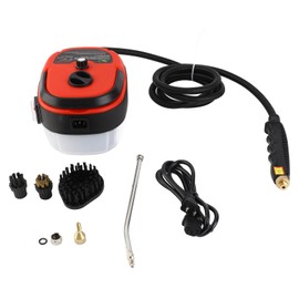 Sunydog 1500W Portable Handheld Steam Cleaner High Temperature Pressurized Steam Cleaning Machine with Brush Heads for Kitchen Furniture Bathroom Car Floor Steamer Cleaning,Red