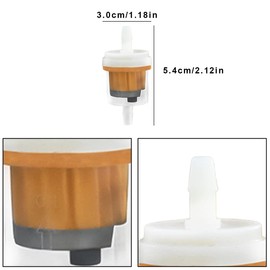 Tomedeks 4 Pcs Fuel Filter for Scooters, Mopeds, Baotian Ecobike, Hero Rebel Tanco/Rex Rs 400 425 450 460 500 750 Jinan Lightcycle QM50QT-6, Off Limit, YY500 QT