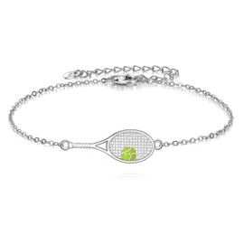 JERWLI Tennis Bracelets for Women 925 Sterling Silver Sports Bracelet Tennis Gifts Jewelry for Women Lovers