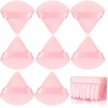8 Pcs Cotton Powder Puff Face,JASSINS Triangle super soft for