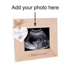 Baby's First Scan Wooden Photo Frame Pregnancy Ultrasound Image Keepsake