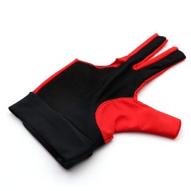 Black Scorpion CUESOUL Right Hand Billiard Gloves, 3 Finger Cutting Gloves, Billiard Gloves, Anti-Slip, Unisex, Finger Cutting Gloves