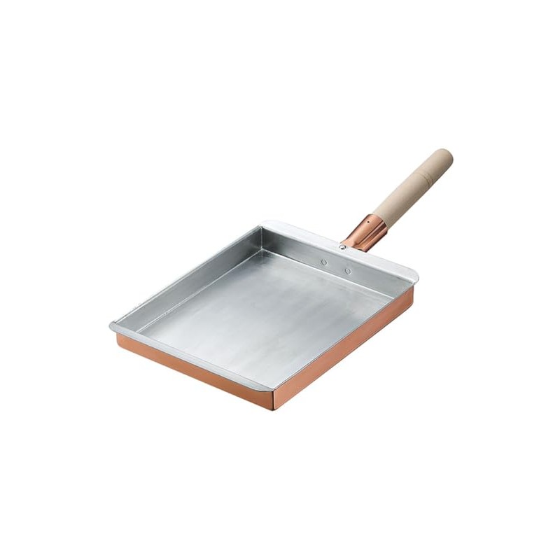 田辺金具 銅 玉子焼 関西型 16.5cm 0804